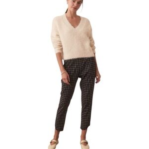 Marine Layer Allison Pant Black Windowpane Size XS‎ Style 13793